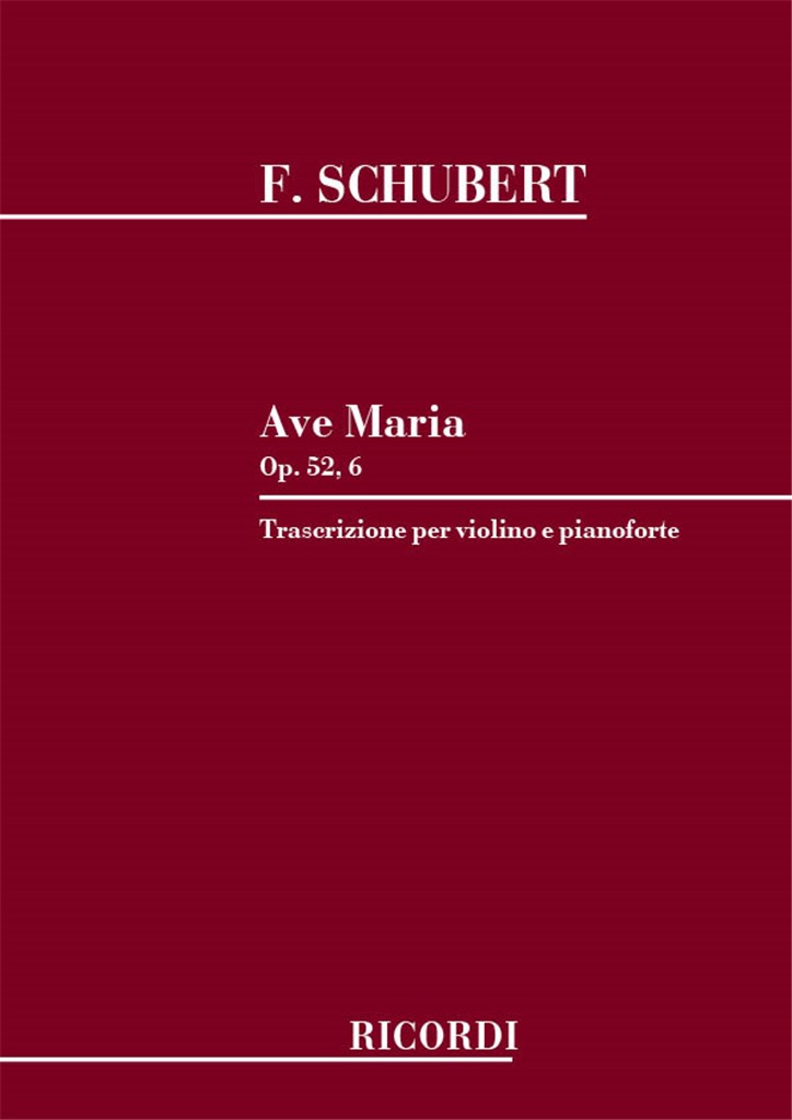 Ave Maria Op. 52 N. 6 D. 839
